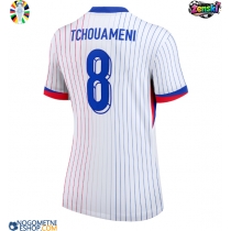 Ženski Nogometni dresi Francija Aurelien Tchouameni #8 Gostujoči EP 2024 Kratek Rokav